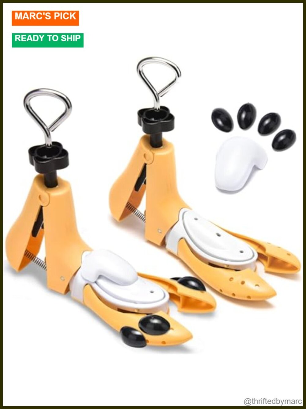 2PCS Professional Boot Shoe Stretcher Adjustable Length & Width for Wide Feet